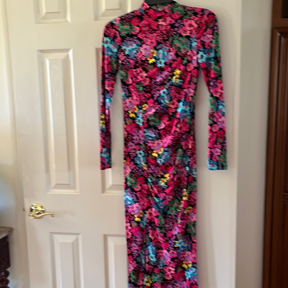 Future Collective Floral Midi dress